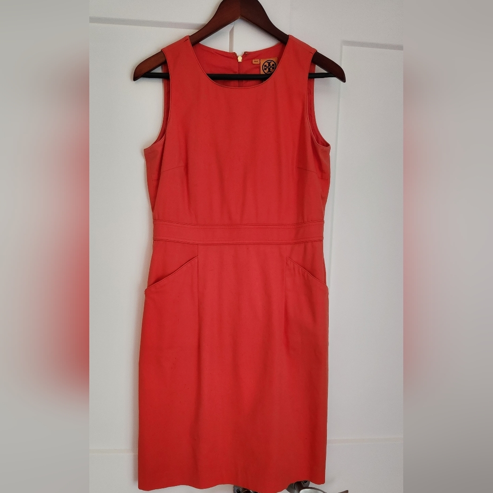 Tory Burch dress. Coral, size 6